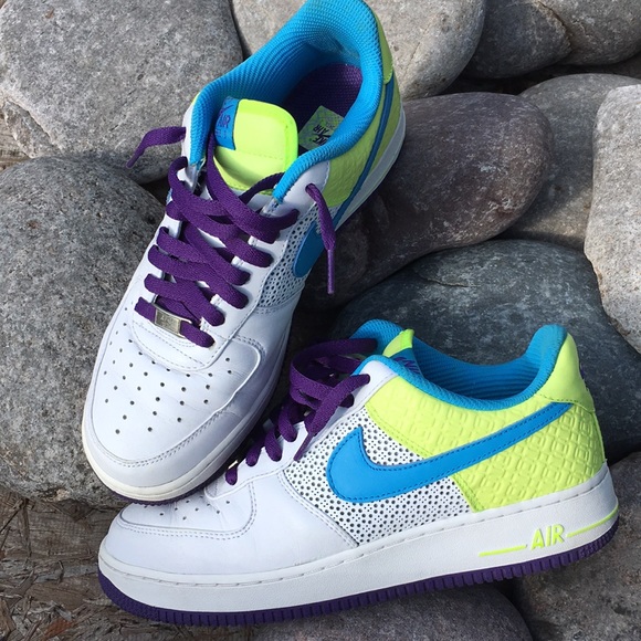 Nike Shoes - White vivid blue Nike women’s shoes